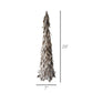 Feather Tree, Grey - Large Set Of 8 By HomArt | Christmas Trees | Modishstore - 2