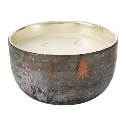 December Candle 7" x  4" By Accent Decor| Candles | Modishstore