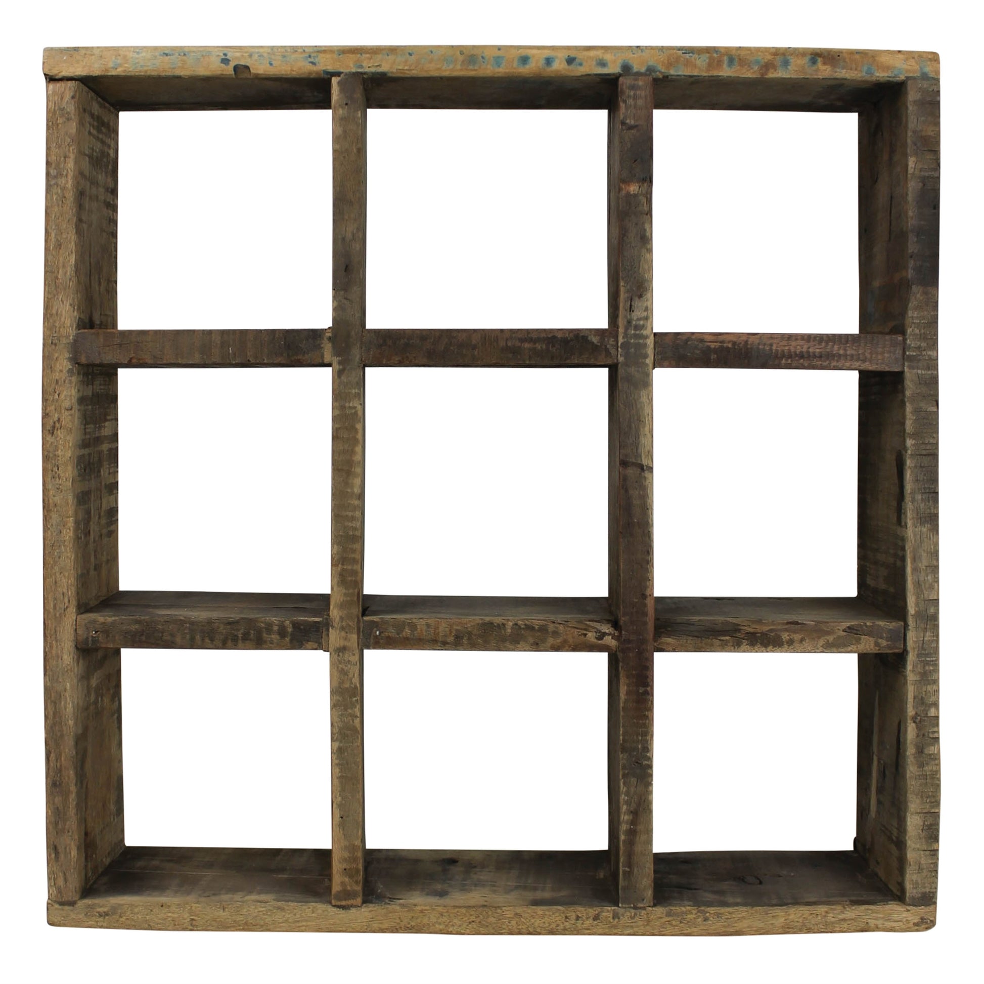 Morro Divided Shelf, Wood - 9 Cubes By HomArt | Wall Shelf | Modishstore - 3