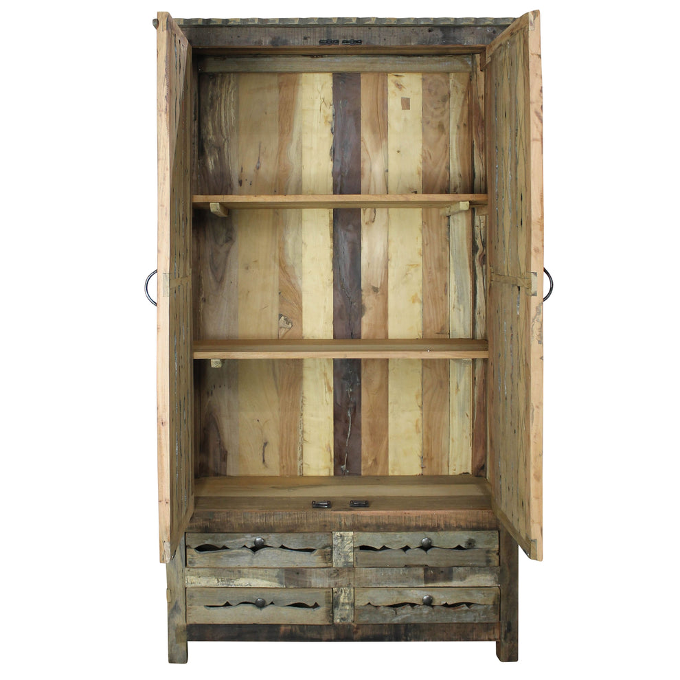 Marlane Cabinet, Wood By HomArt | Lanterns | Modishstore - 3