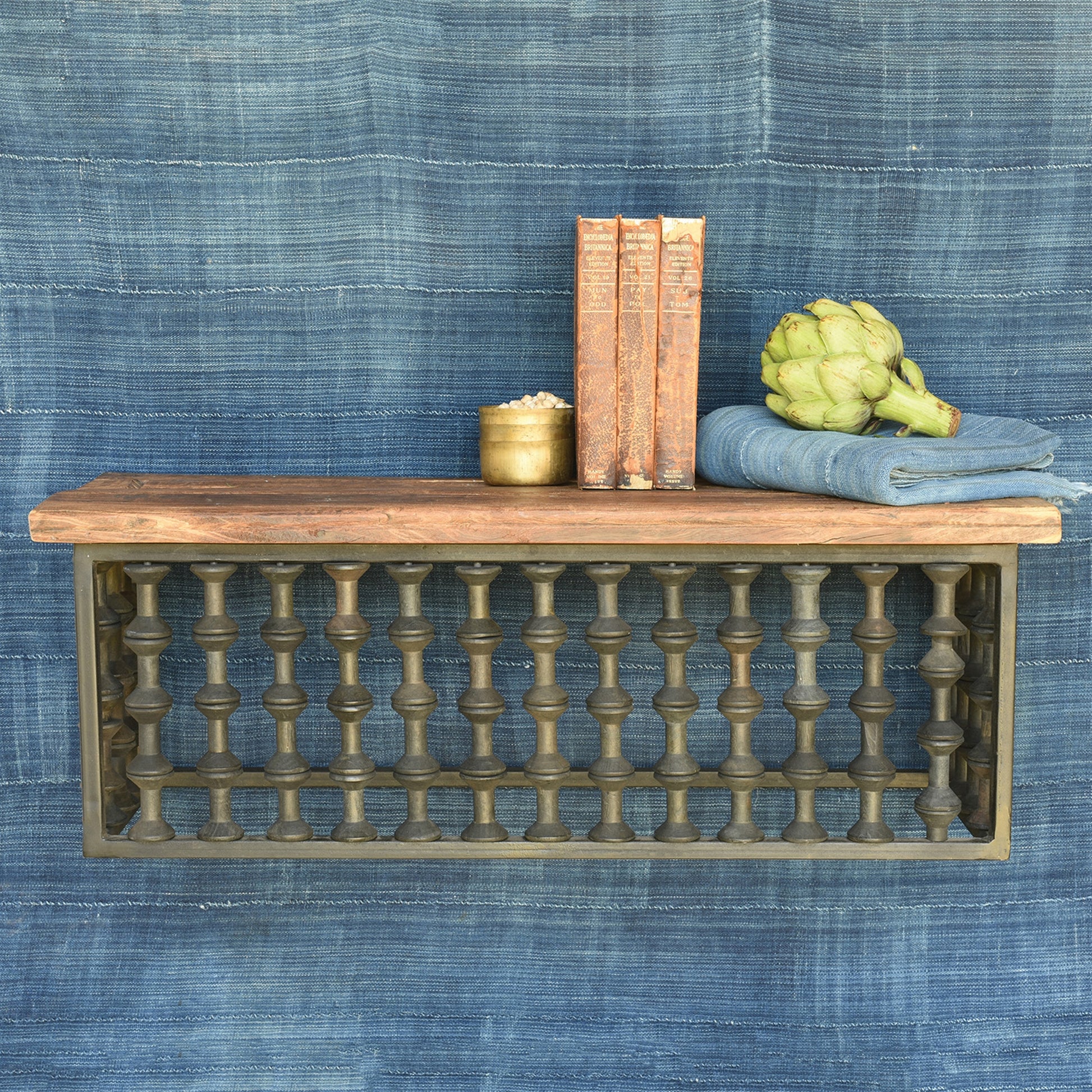 Piper Spool Shelf By HomArt | Wall Shelf | Modishstore - 2