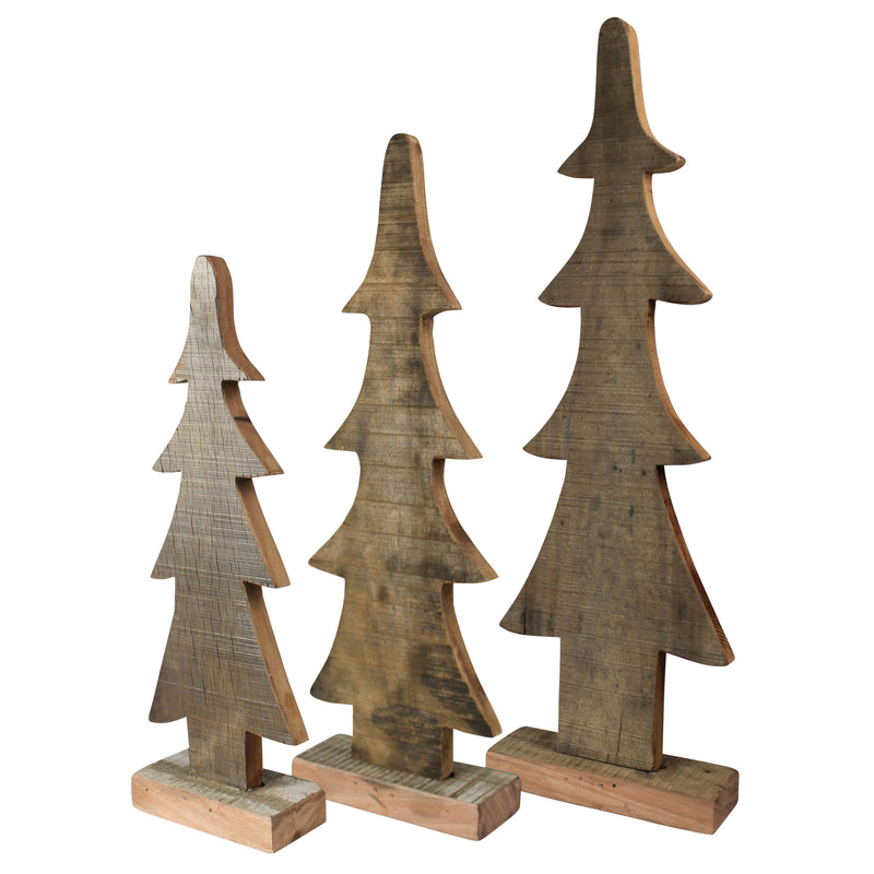 Spruce Christmas Trees, Wood - Set of 3 By HomArt | Christmas Trees | Modishstore - 1