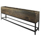 Roscoe Trough, Wood & Iron By HomArt | Planters, Troughs & Cachepots | Modishstore - 2