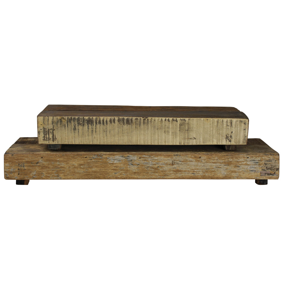 Lincoln Risers, Wood, Rect - Set of 2 By HomArt | Ornaments | Modishstore - 3