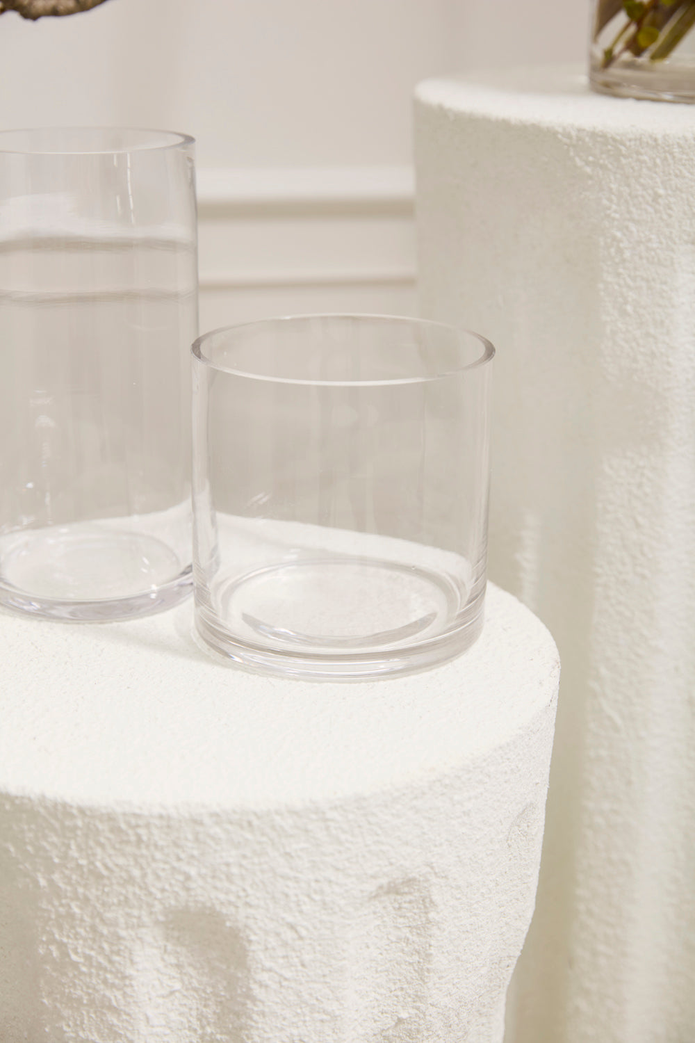 Clear Cylinder Vase Set of 8 By Accent Decor | Vases | Modishstore - 11