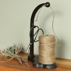 Jute Dispenser - Cast Iron - Antique Black Set Of 2 By HomArt