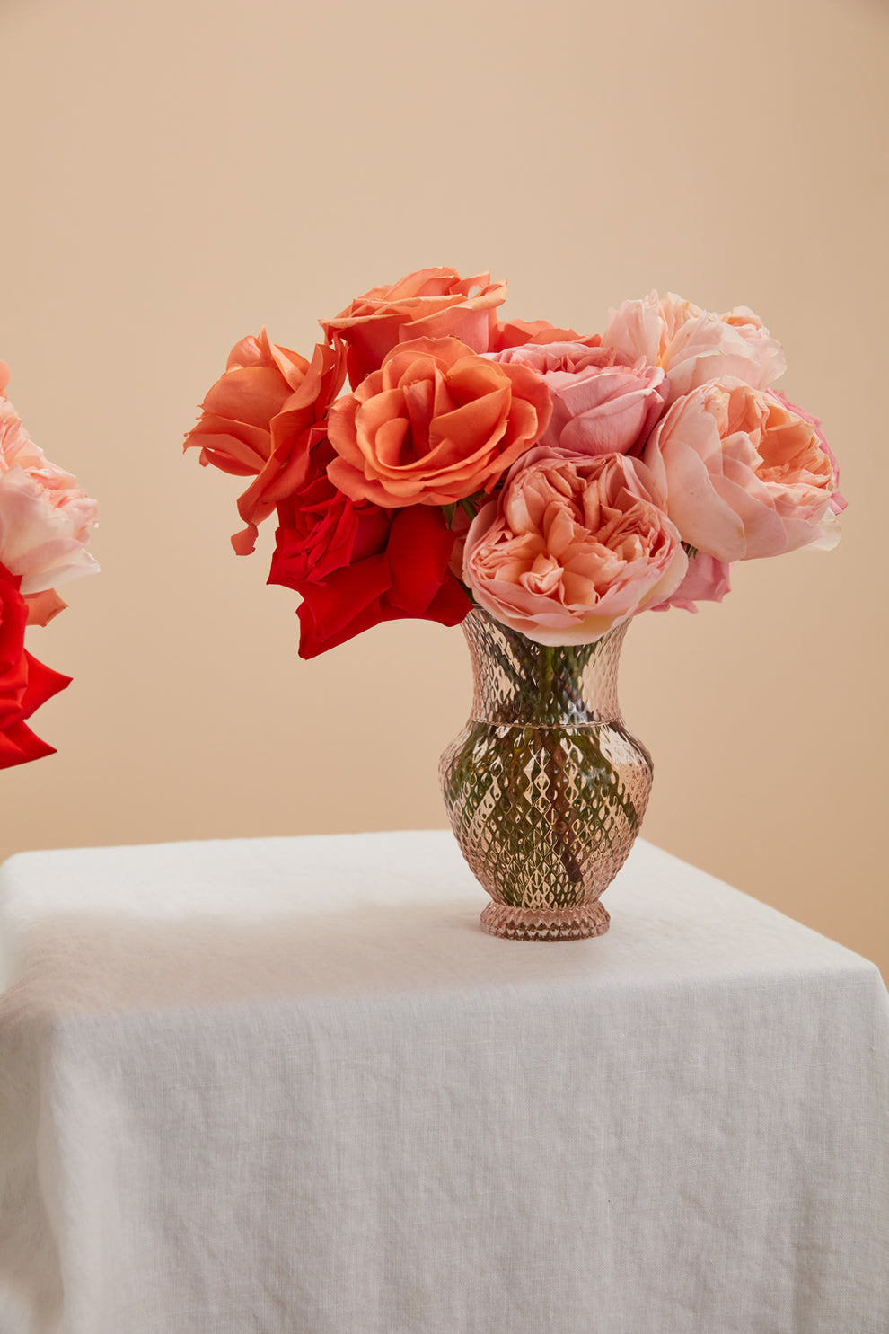 Roseland Vase Set of 4 By Accent Decor | Vases | Modishstore - 4