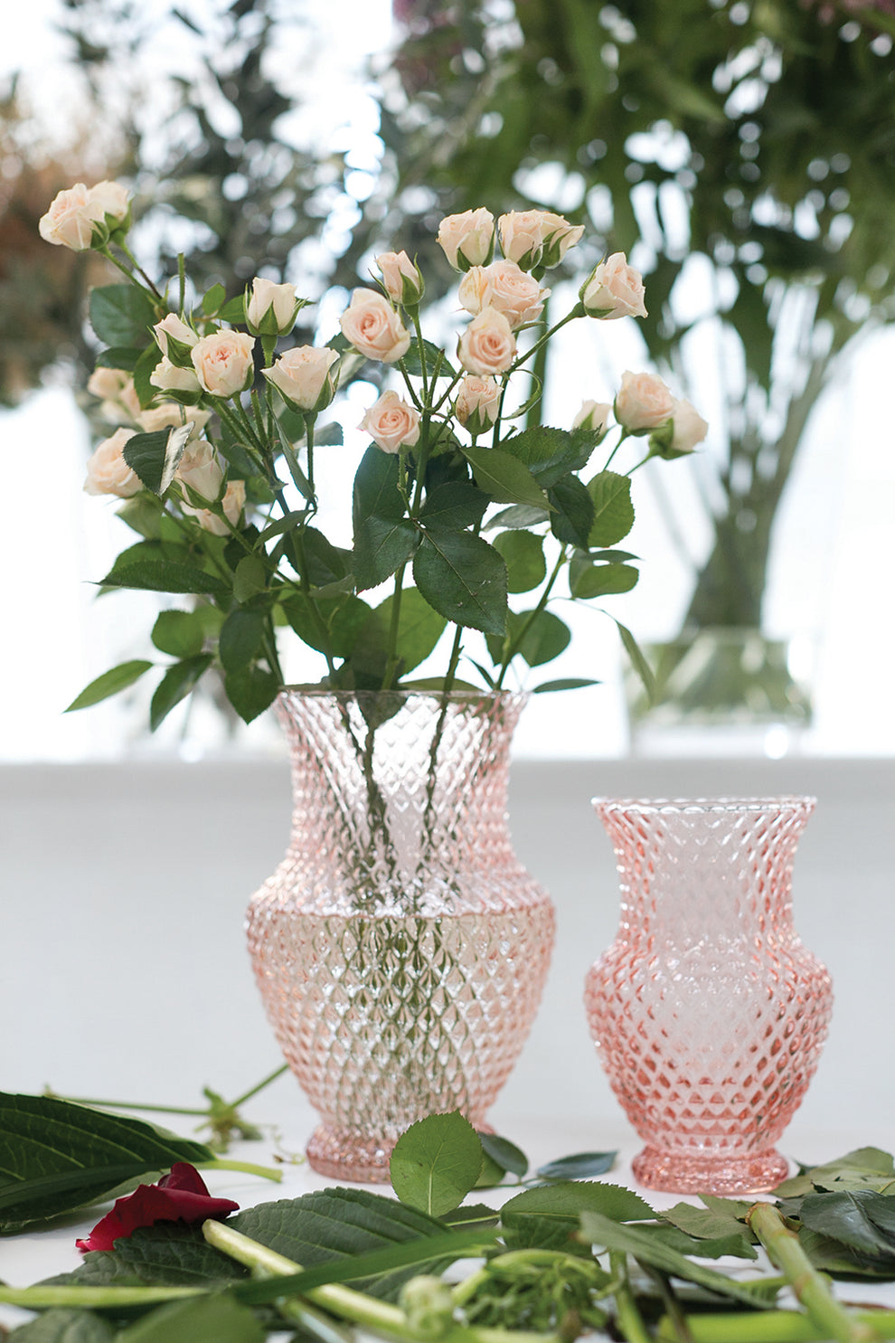 Roseland Vase Set of 4 By Accent Decor | Vases | Modishstore - 6