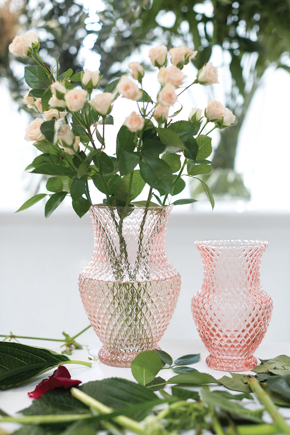 Roseland Vase Set of 4 By Accent Decor | Vases | Modishstore - 14