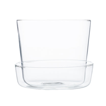 Glass Pot with Saucer Set of 4 By Accent Decor | Planters, Troughs & Cachepots | Modishstore - 13