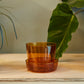 Glass Pot with Saucer Set of 4 By Accent Decor | Planters, Troughs & Cachepots | Modishstore - 10
