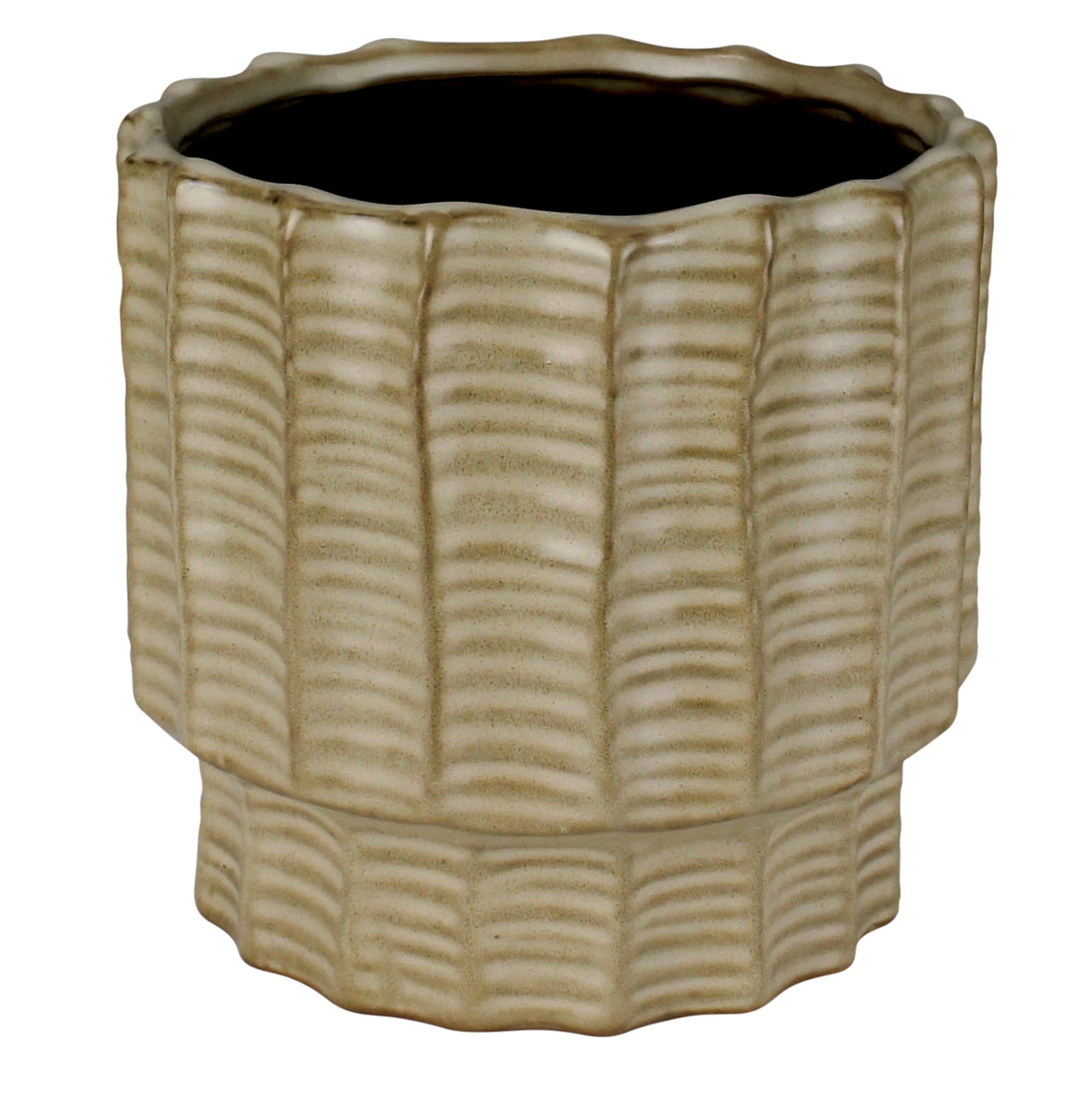 Belize Cachepot, Ceramic Set Of 4 By HomArt | Planters, Troughs & Cachepots | Modishstore - 2