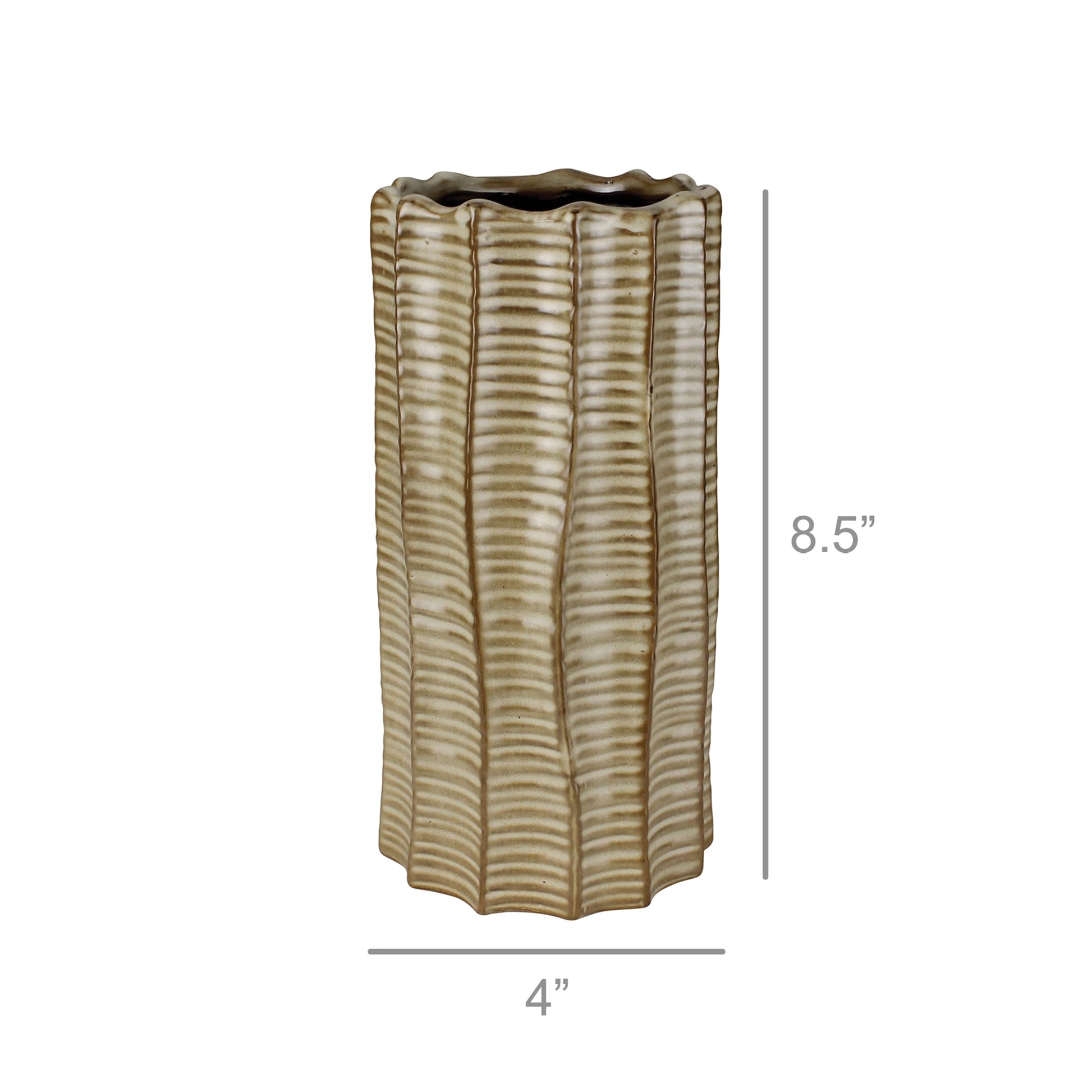 Belize Vase, Ceramic Set Of 4 By HomArt | Vases | Modishstore - 3