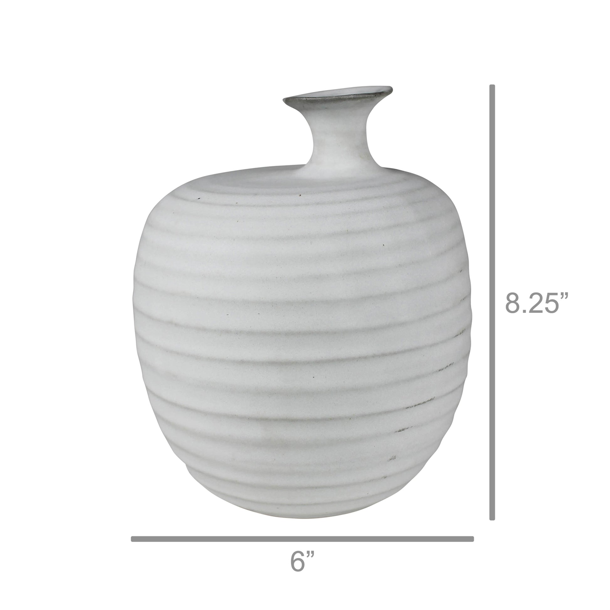 Eleo Vase with Neck, Ceramic - Sm Set Of 4 By HomArt | Vases | Modishstore - 3