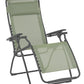 Green Steel Outdoor Zero Gravity Chair with Green Cushion By Homeroots | Outdoor Chairs | Modishstore - 2