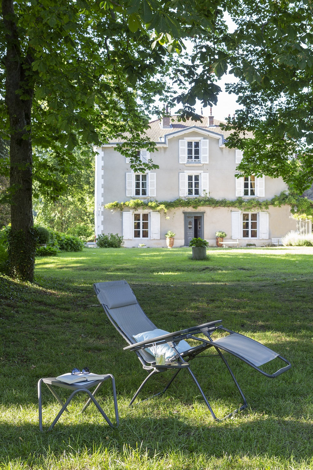 Green Steel Outdoor Zero Gravity Chair with Green Cushion By Homeroots | Outdoor Chairs | Modishstore - 6