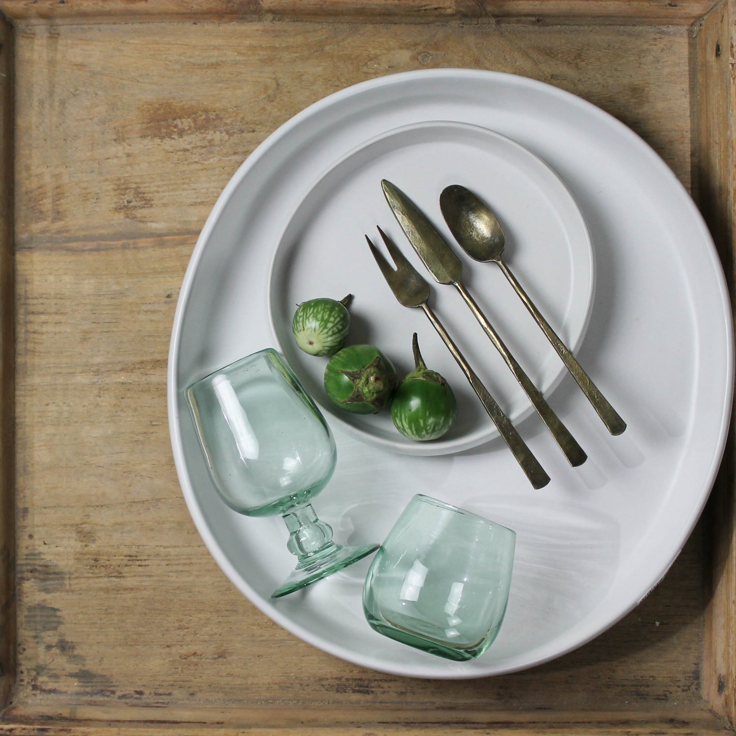 KuSmalli Platter, Ceramic - Medium By HomArt | Kitchen Accessories | Modishstore
