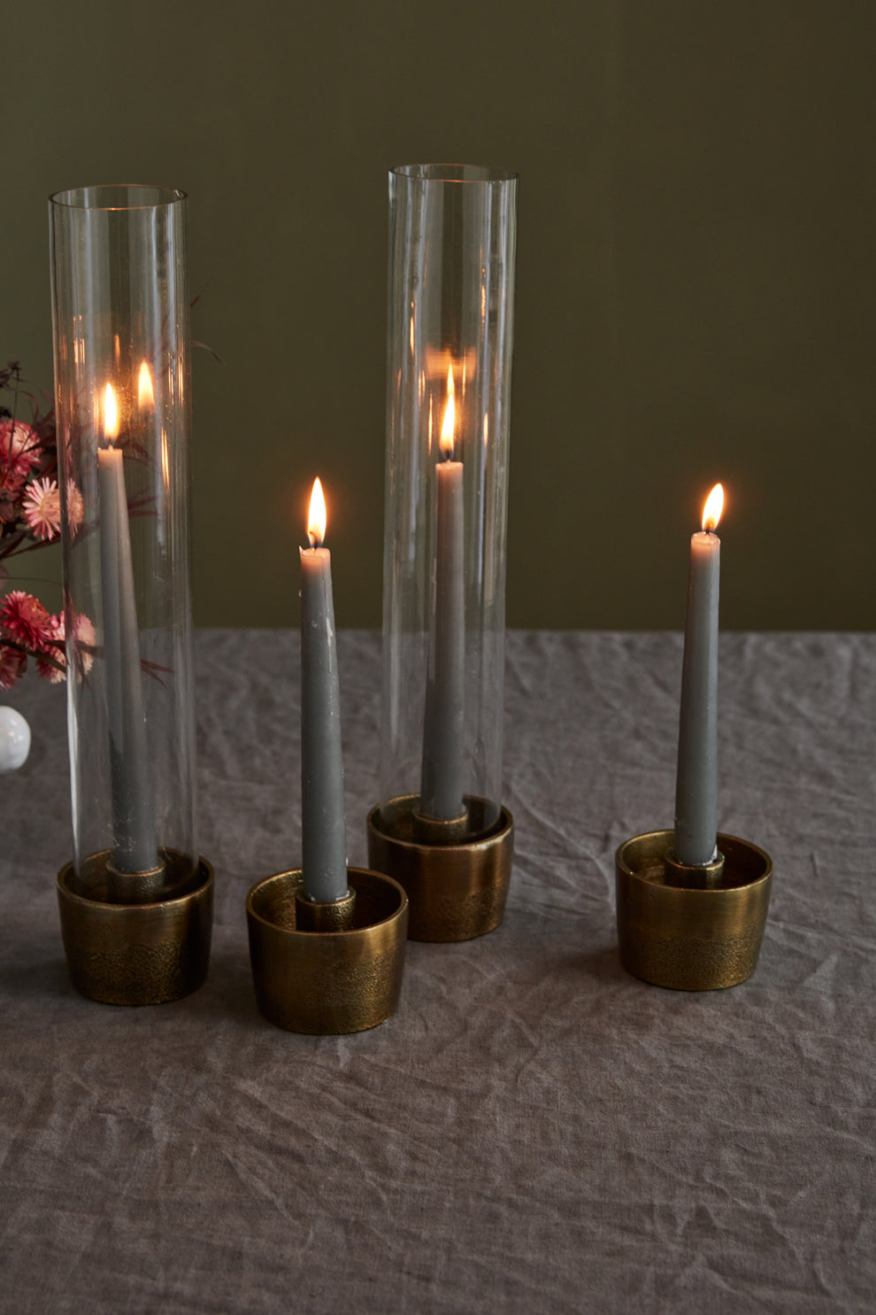 Glass Sleeve Set of 8 By Accent Decor | Candle Holders | Modishstore - 19