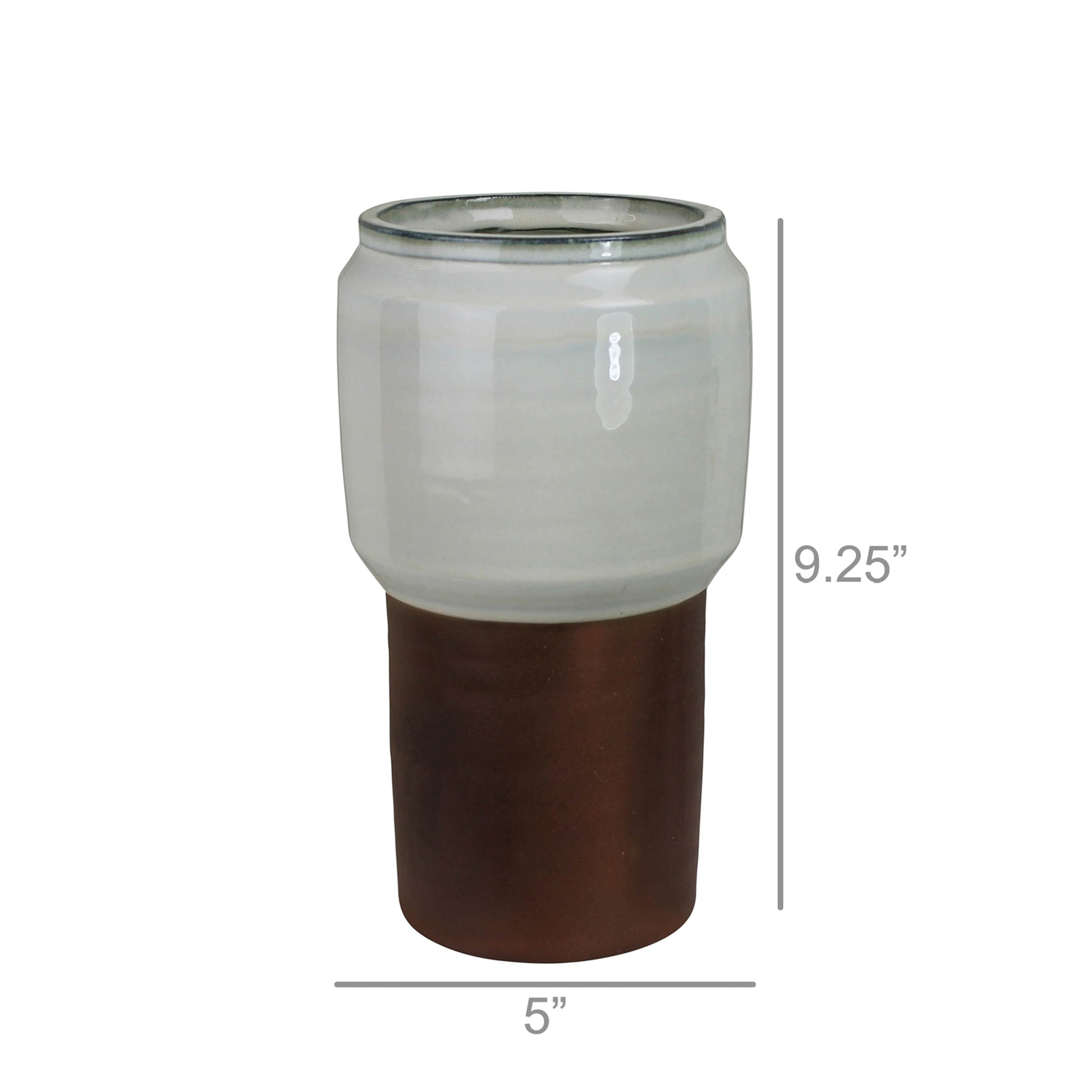 Alta Footed Vase, Ceramic - Medium Set Of 4 By HomArt | Vases | Modishstore - 2