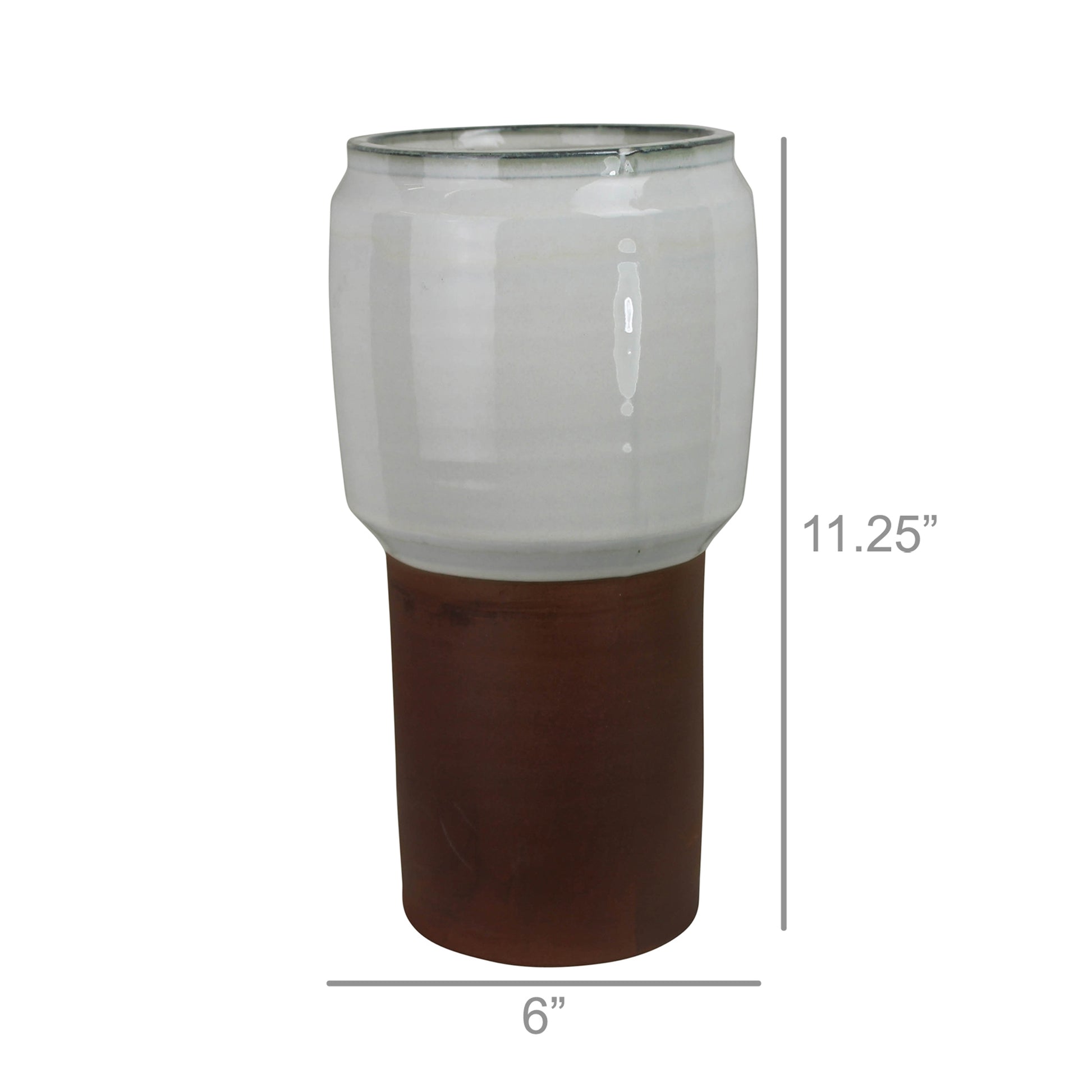 Alta Footed Vase, Ceramic - Medium Set Of 4 By HomArt | Vases | Modishstore - 4