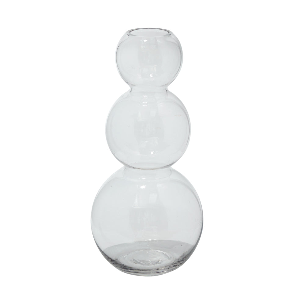 Stacked Rings Glass Pot with Saucer Set of 2 By Accent Decor | Planters, Troughs & Cachepots | Modishstore - 8