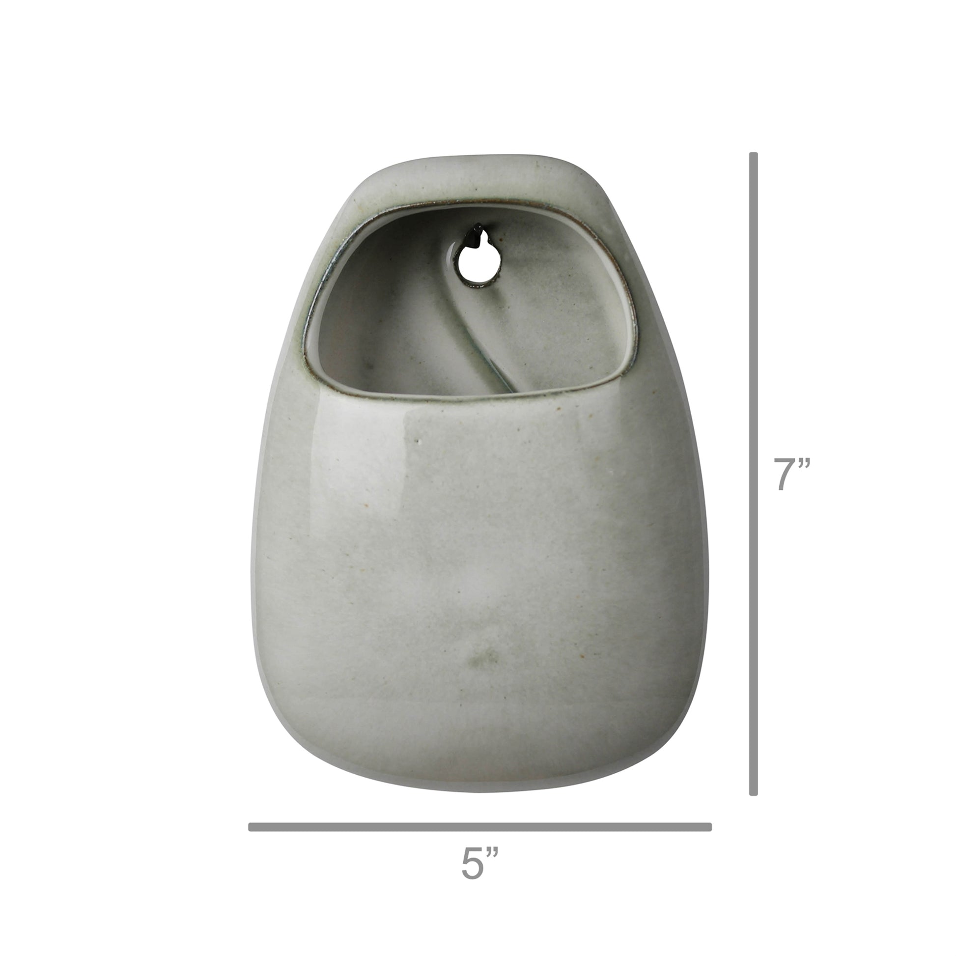 Albers Wall Vase, Ceramic Set Of 4 By HomArt | Vases | Modishstore - 2
