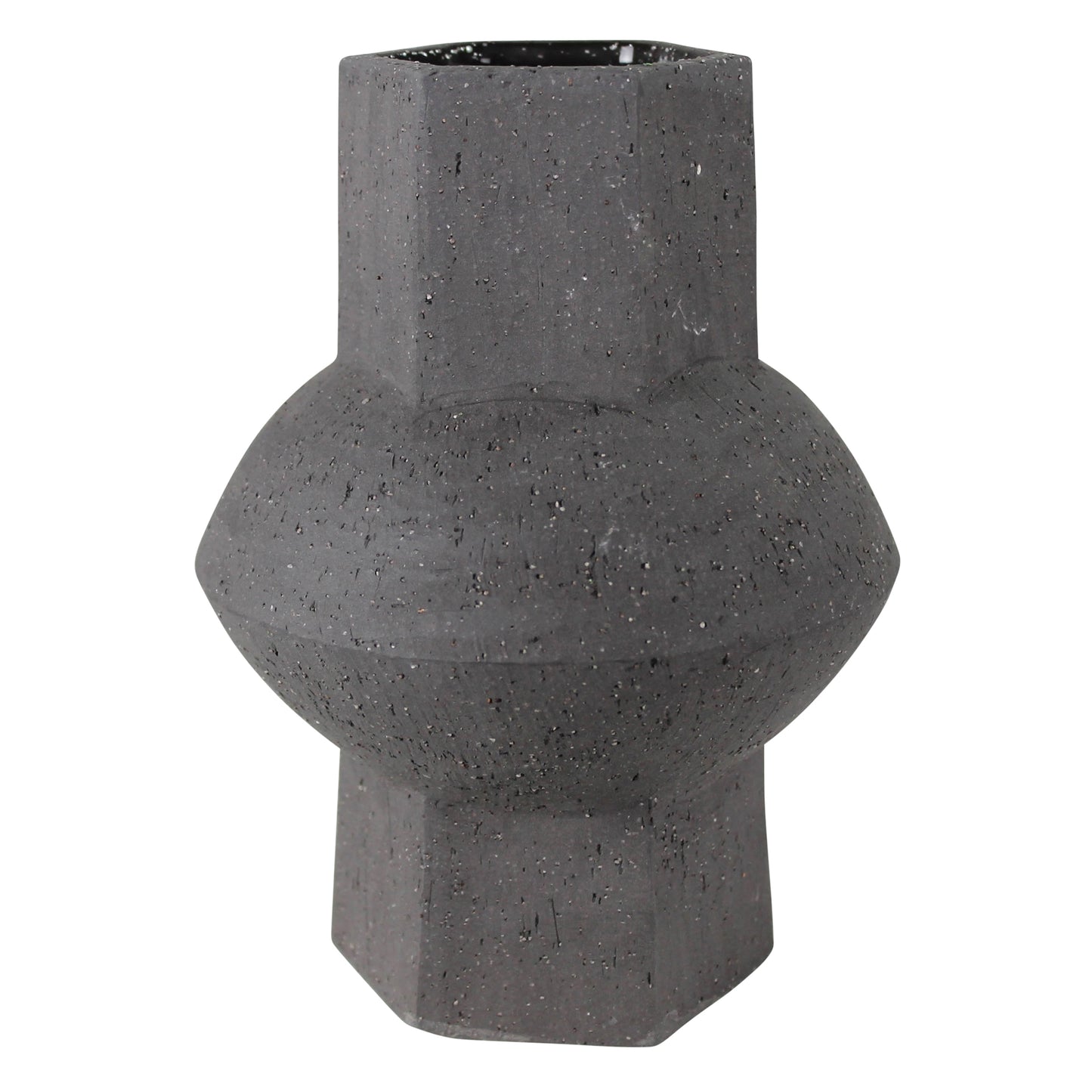 Cruz Vase - Hexagon, Black Set Of 4 By HomArt | Vases | Modishstore - 3