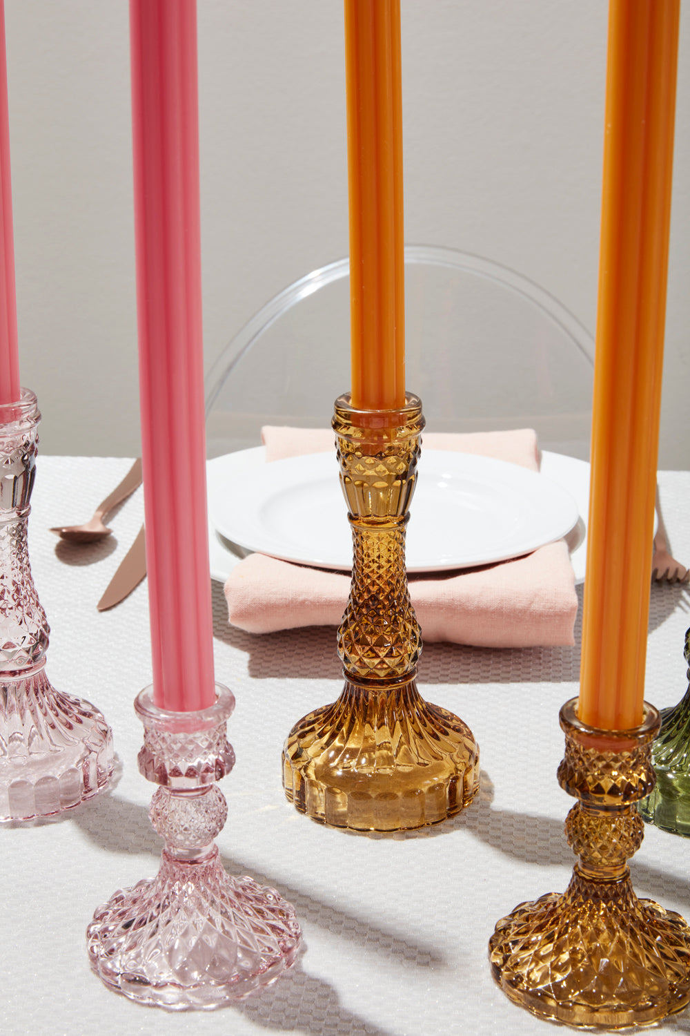Gillian Candlestick Set of 8 By Accent Decor | Candle Holders | Modishstore - 24