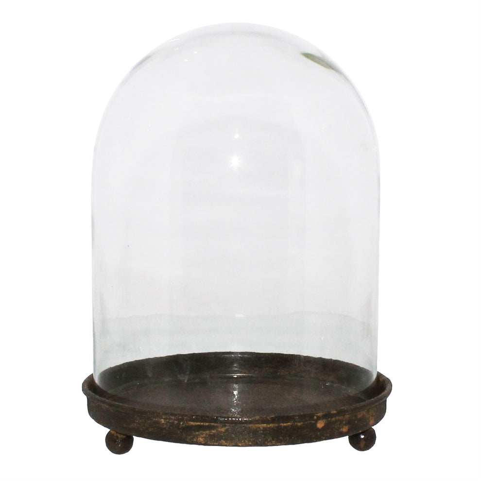 Mirabelle Vitrine, Glass & Metal Set Of 4 By HomArt | Ornaments | Modishstore - 2