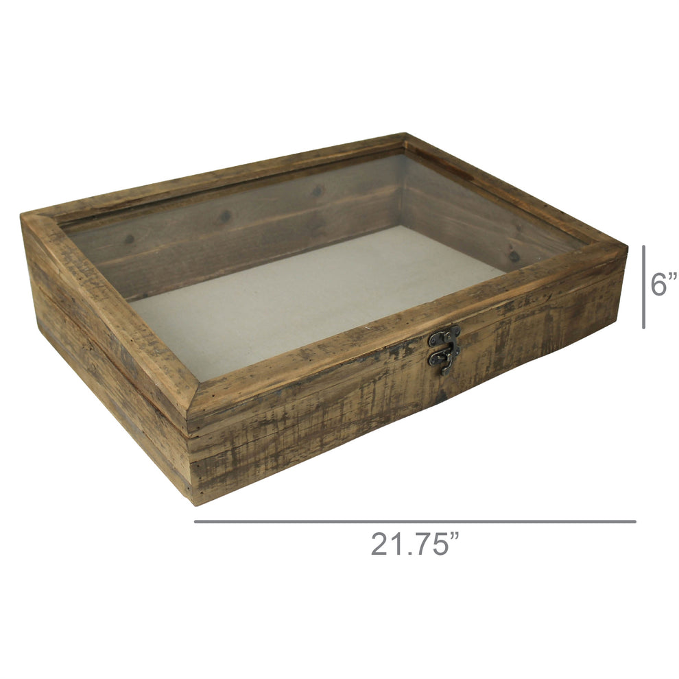 Davis Display Cases, Wood - Set of 2 By HomArt | Display Cases | Modishstore - 3