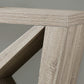 Taupe Abstract Console Table By Homeroots | Console Tables | Modishstore - 7