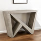 Taupe Abstract Console Table By Homeroots | Console Tables | Modishstore - 3