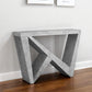 Gray Abstract Console Table By Homeroots | Console Tables | Modishstore - 2
