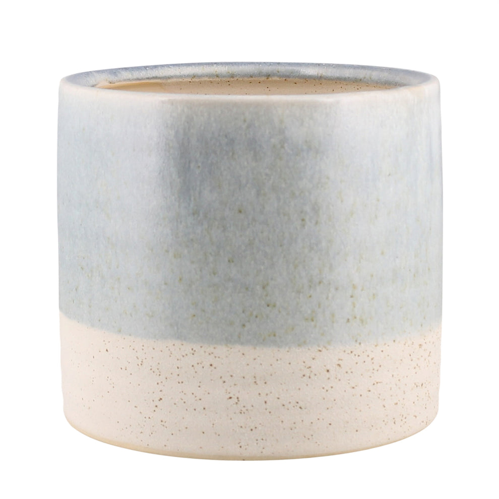 Isle Cachepot, Ceramic - Large - Light Blue Set Of 4 By HomArt | Planters, Troughs & Cachepots | Modishstore - 3