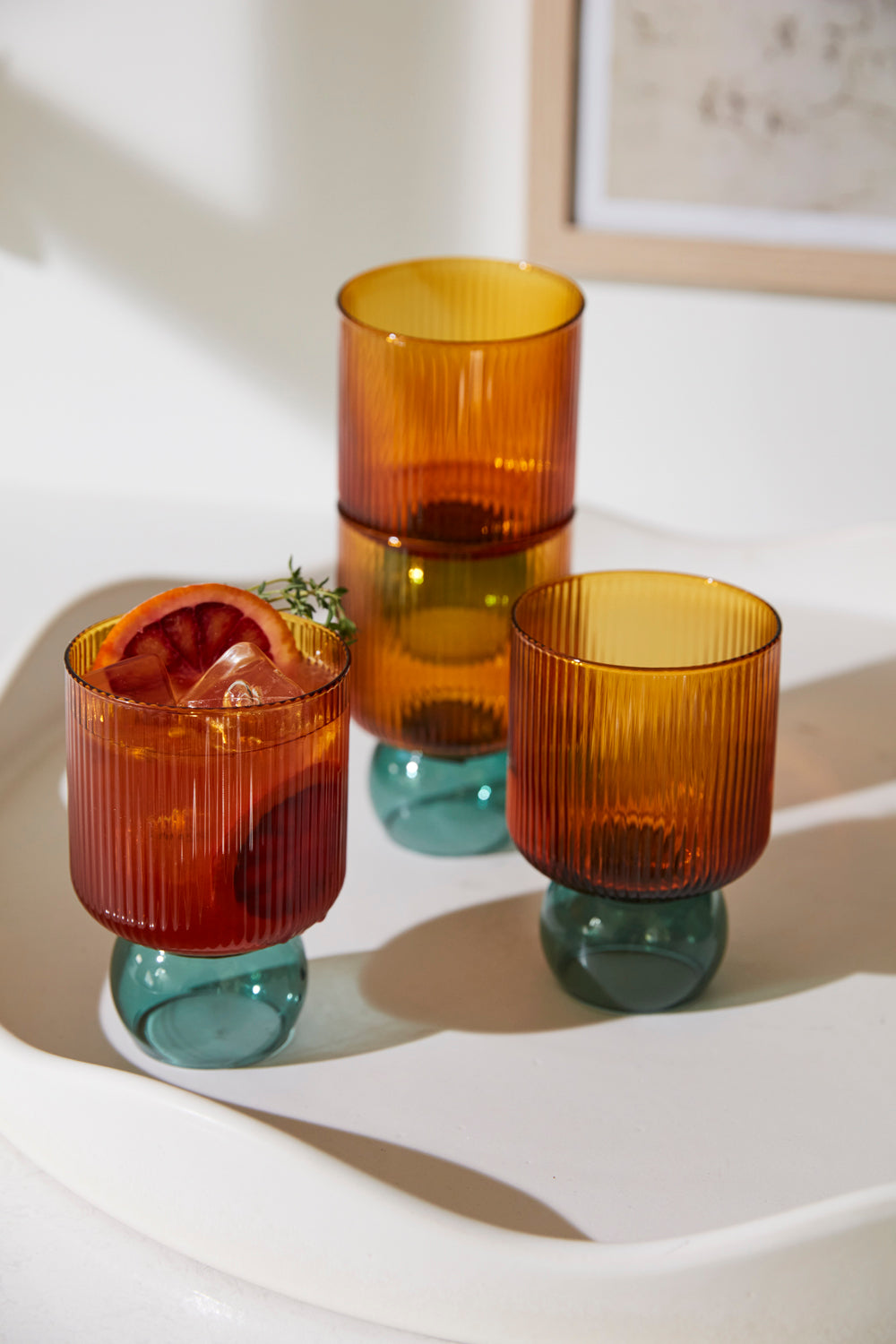 Felix Drinkware Set of 4 By Accent Decor | Planters, Troughs & Cachepots | Modishstore - 7