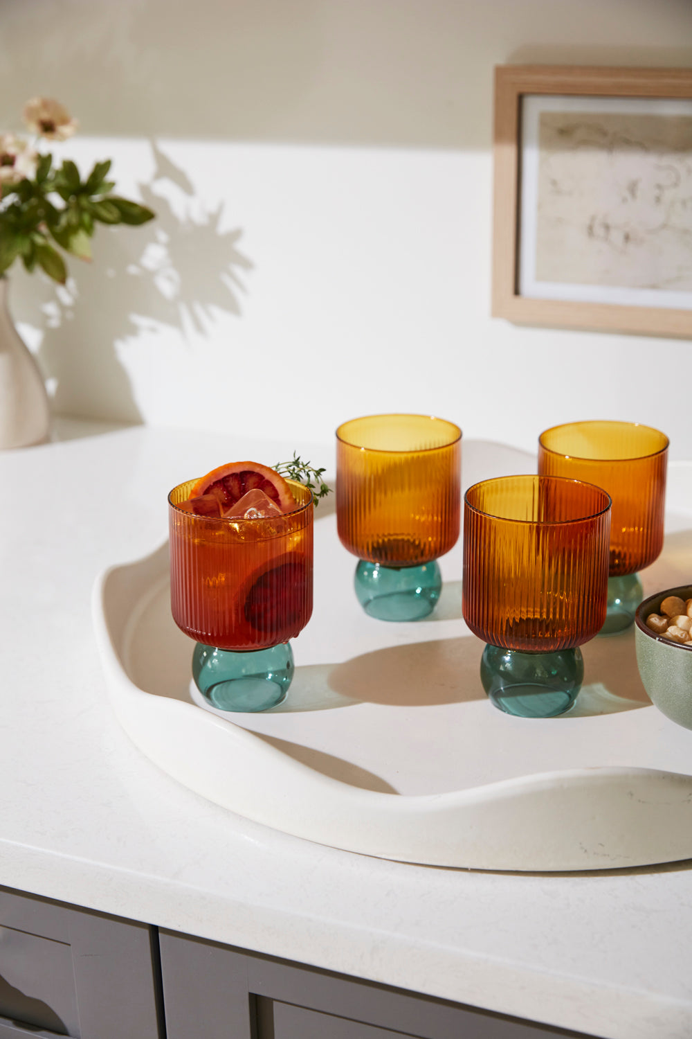 Felix Drinkware Set of 4 By Accent Decor | Planters, Troughs & Cachepots | Modishstore - 8