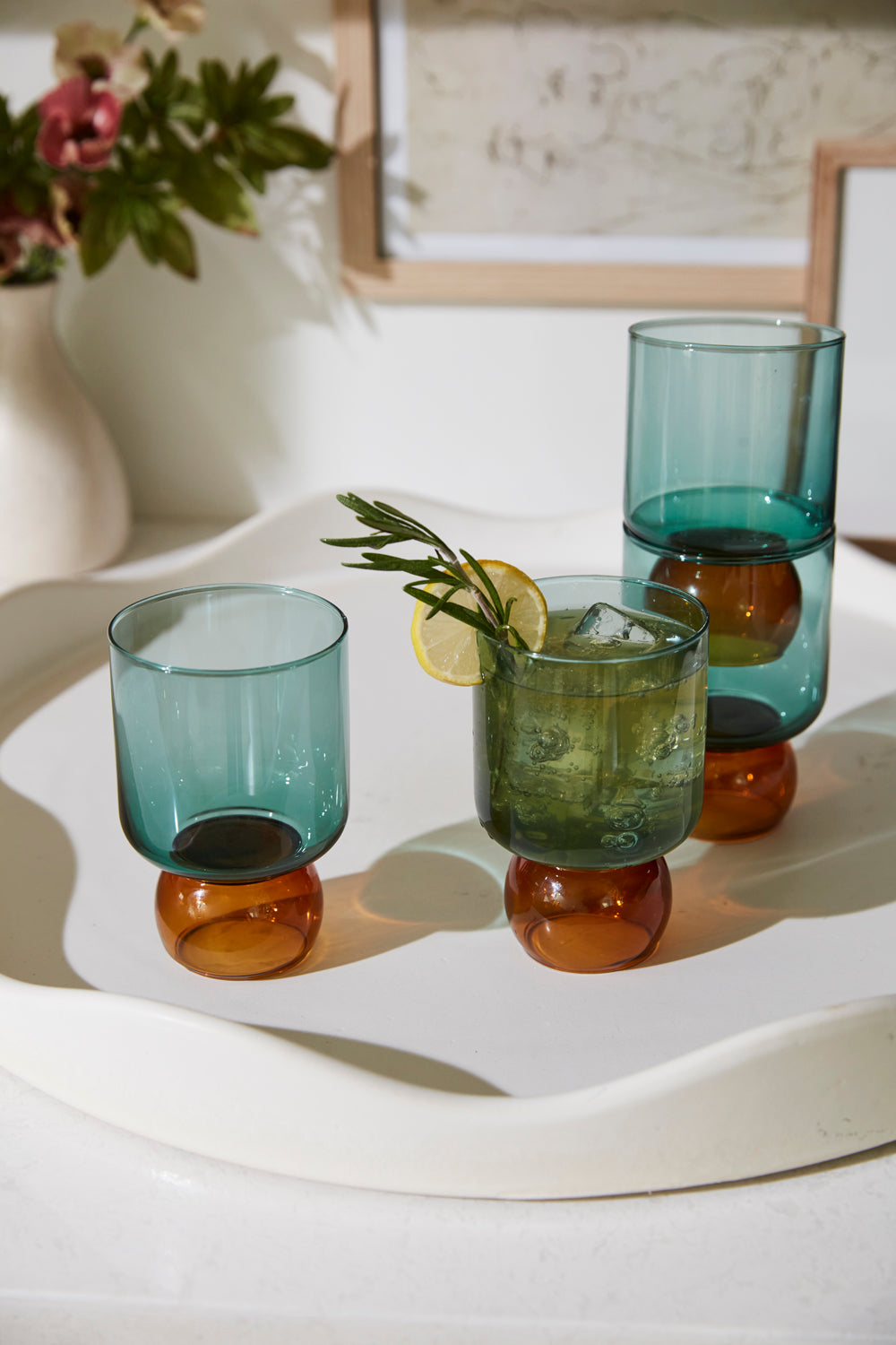 Felix Drinkware Set of 4 By Accent Decor | Planters, Troughs & Cachepots | Modishstore - 5