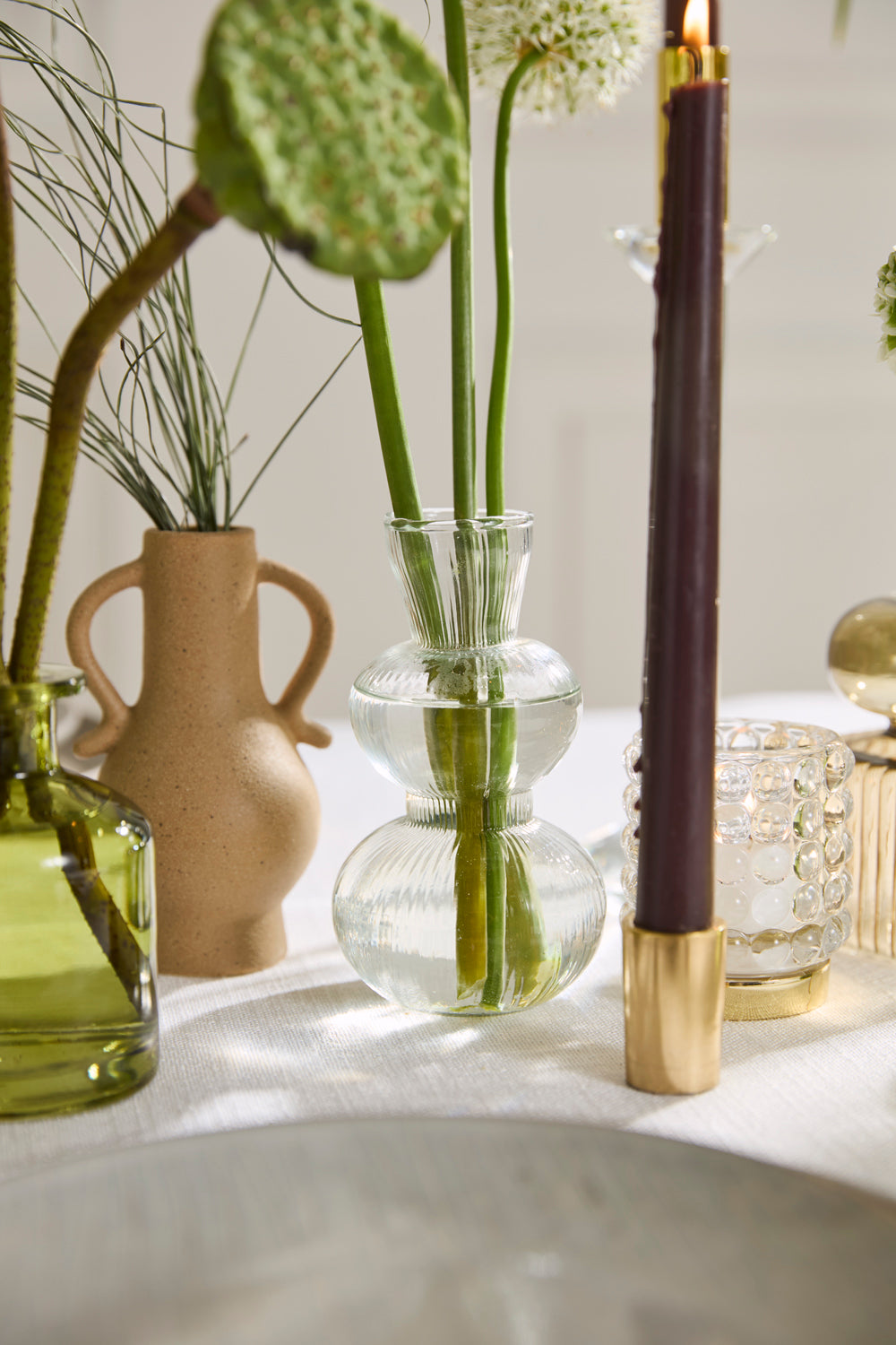 Jaden Budvase Set of 8 By Accent Decor | Vases | Modishstore - 12