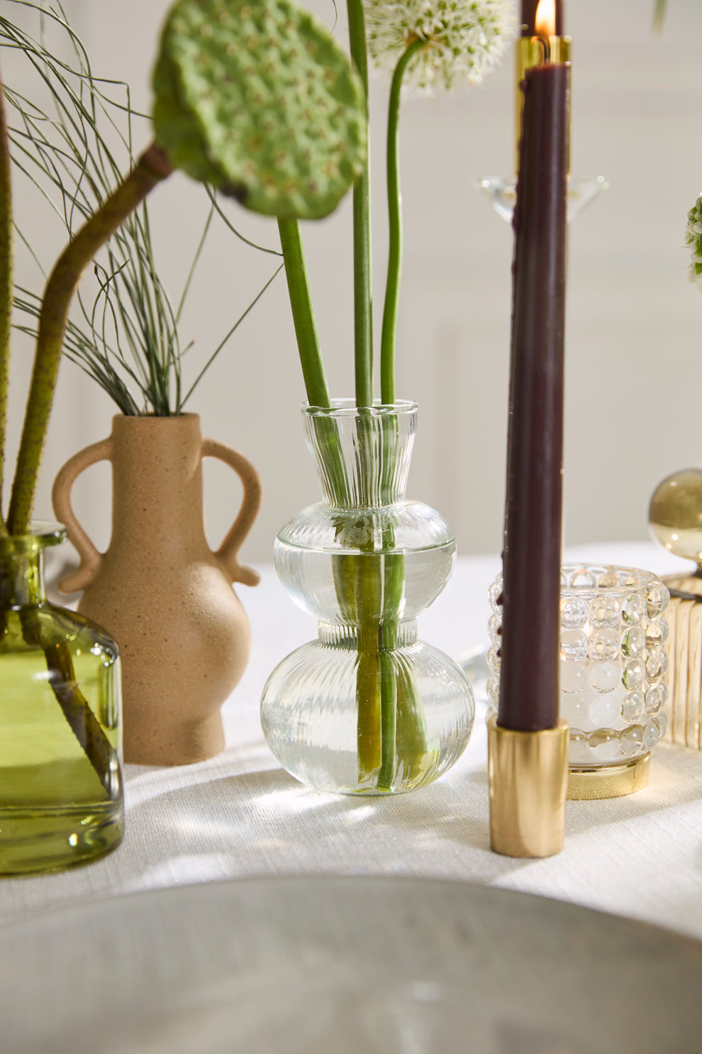 Jaden Budvase Set of 8 By Accent Decor | Vases | Modishstore - 12