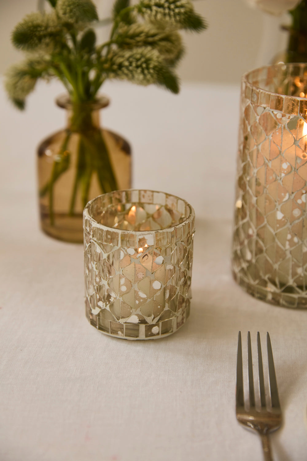 Moonlit Votive Set of 4 By Accent Decor | Stands | Modishstore - 6