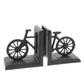 Bicycle Bookend, Cast Iron - Black Set Of 4 By HomArt | Ornaments | Modishstore - 5