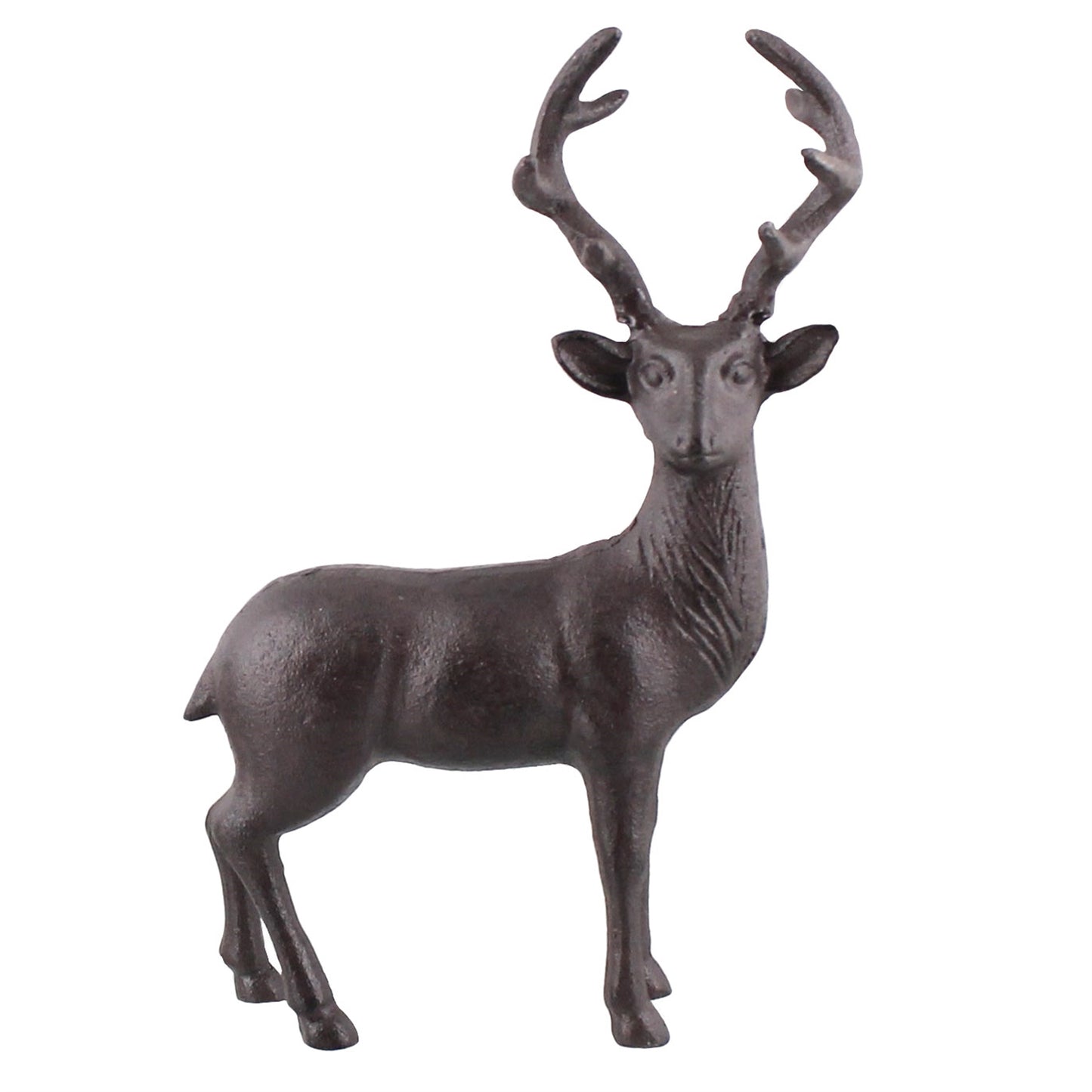 Stag, Cast Iron - Brown Set Of 4 By HomArt | Ornaments | Modishstore - 2