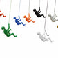 Set of Nine Rainbow Resin Novelty Hanging Dimensional Sculpture By Homeroots | Wall Decor | Modishstore - 1