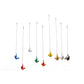 Set of Nine Rainbow Resin Novelty Hanging Dimensional Sculpture By Homeroots | Wall Decor | Modishstore - 3