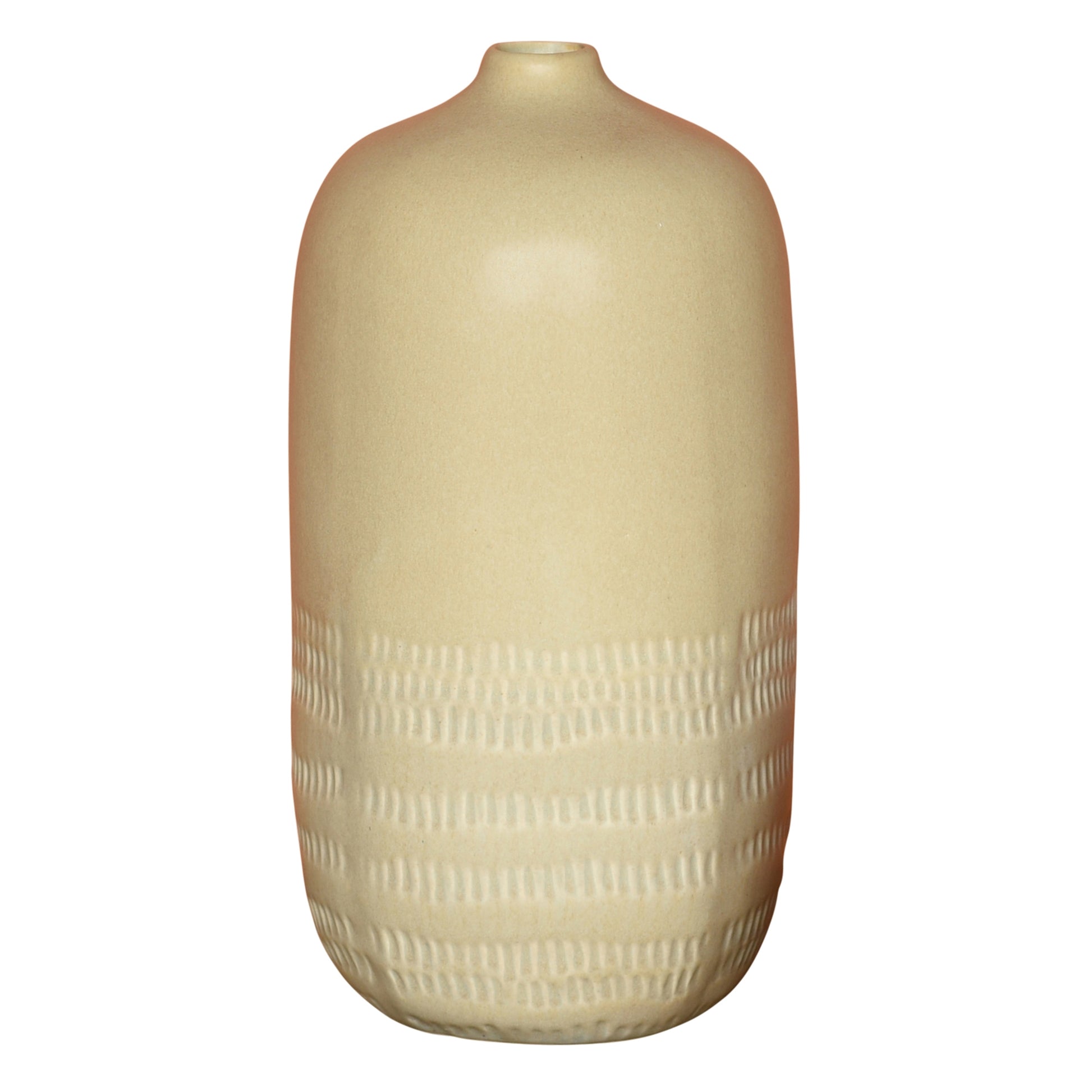 Marin Vase, Ceramic - Large - Light Beige Set Of 4 By HomArt | Vases | Modishstore - 2