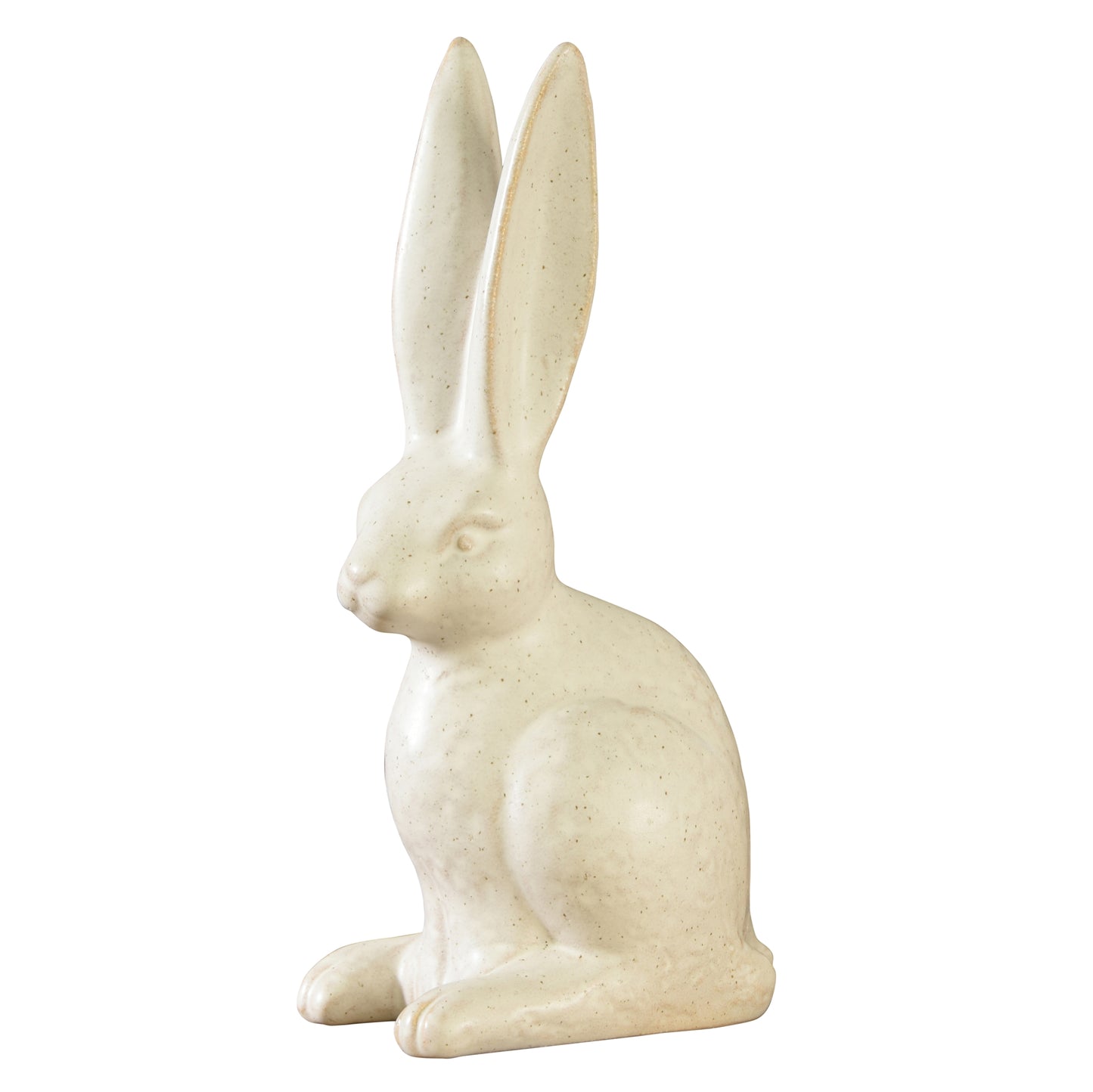 Sitting Hare, Ceramic - Large - Matte White Set Of 4 By HomArt | Ornaments | Modishstore - 2