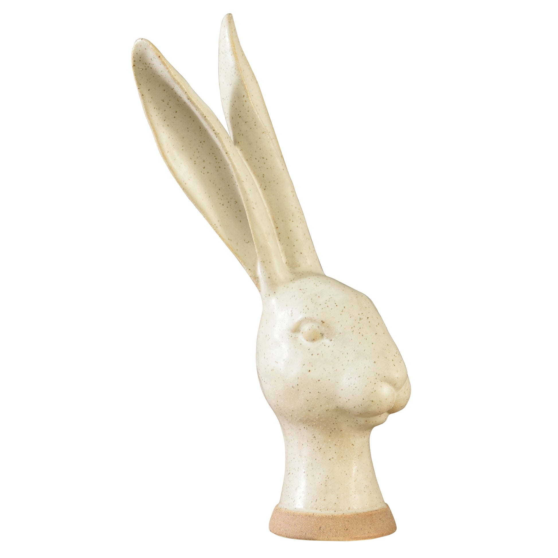 Hare Head, Ceramic - Large - Matte White Set Of 4 By HomArt | Ornaments | Modishstore - 2