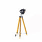 Brown Tripod Floor Lamp With Cone By Homeroots | Floor Lamps | Modishstore - 2