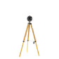 Brown Tripod Floor Lamp With Cone By Homeroots | Floor Lamps | Modishstore - 3