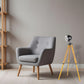 Brown Tripod Floor Lamp With Cone By Homeroots | Floor Lamps | Modishstore - 6